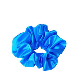 XXL Satin Scrunchie - BRILLIANT BLUE